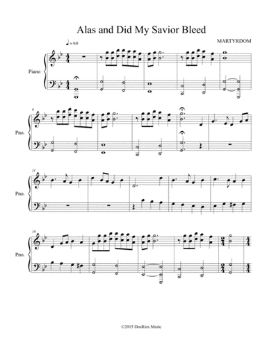 Alas and Did My Savior Bleed (arr. Brooke Brooks (1976))