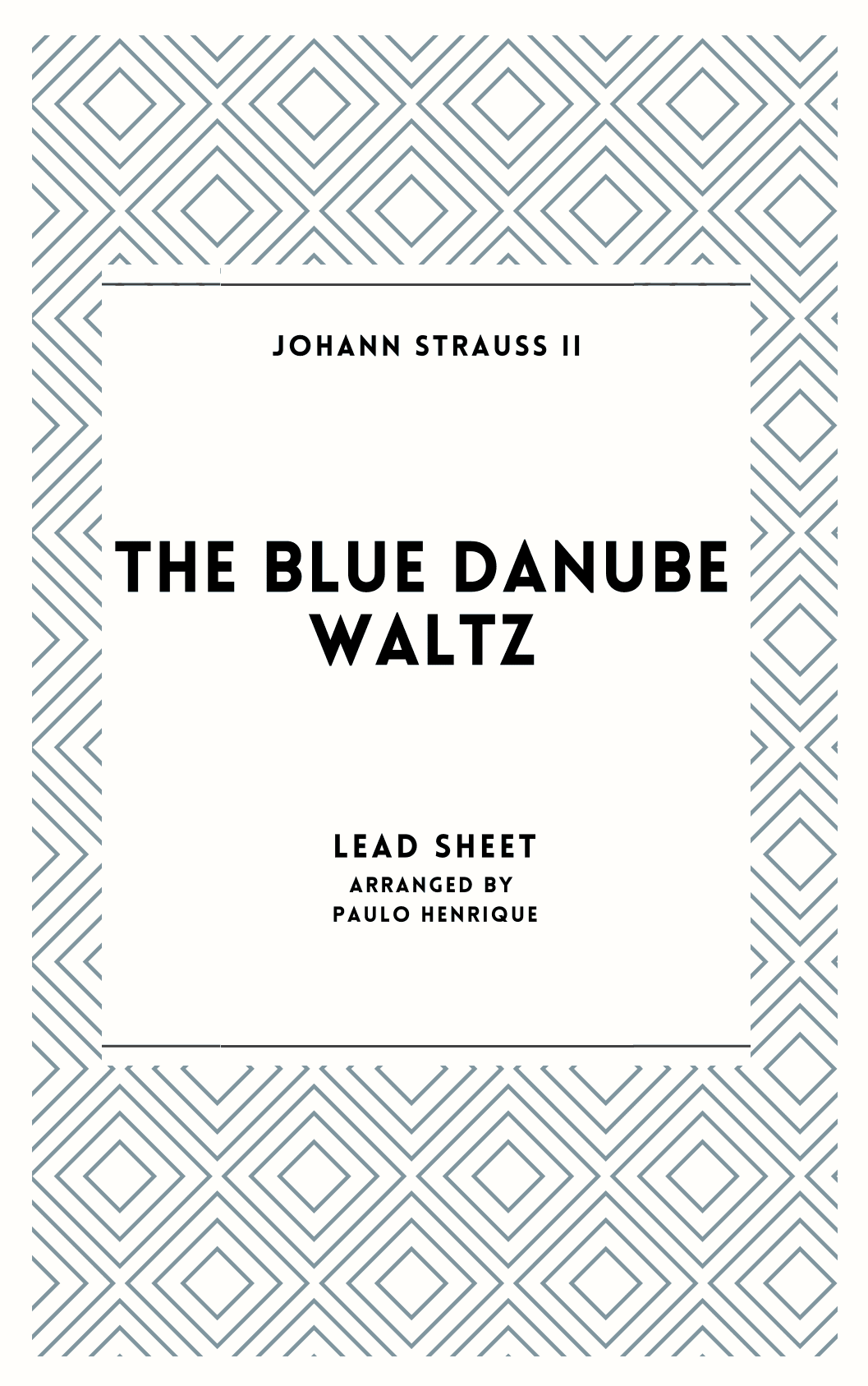 The Blue Danube Waltz (arr. Paulo Henrique)
