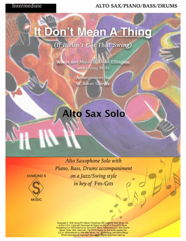 It Don't Mean A Thing (If It Ain't Got That Swing) (arr. W. Brent Sawyer)