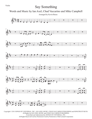 Say Something (arr. Kevin Busse)