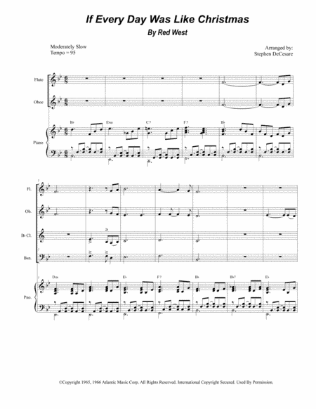 If Every Day Was Like Christmas (arr. Stephen DeCesare)