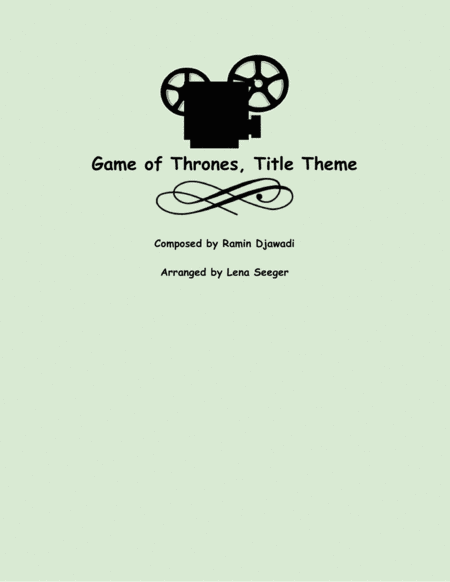 Game Of Thrones (arr. Lena Seeger)