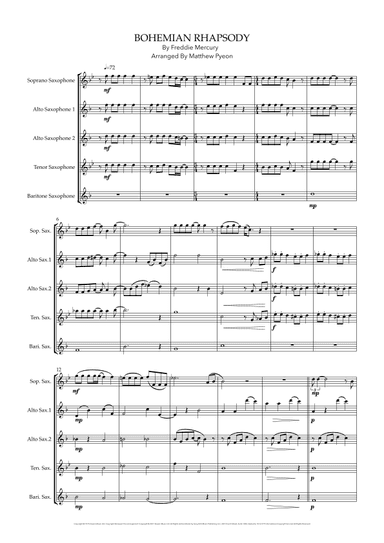 Bohemian Rhapsody (arr. Matthew pyeon)