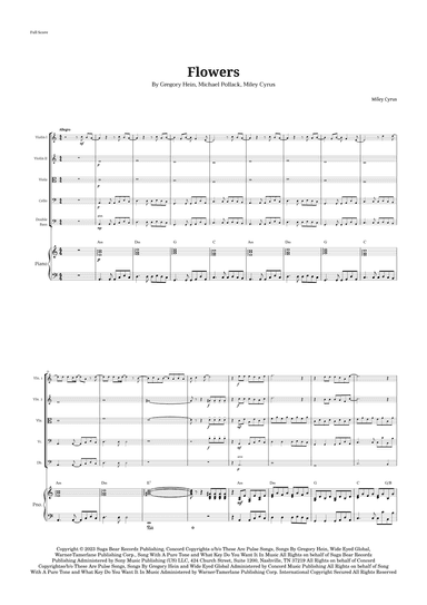 Flowers (arr. Langanho)