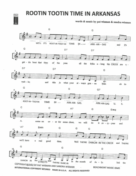 ROOTIN TOOTIN TIME IN ARKANSAS