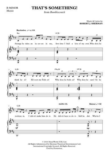 That's Something!  (B minor)