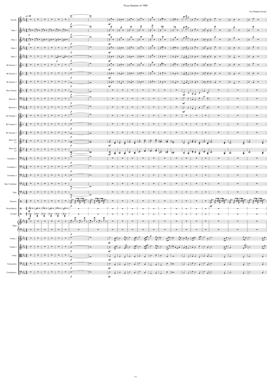 Texas Summer of 1980