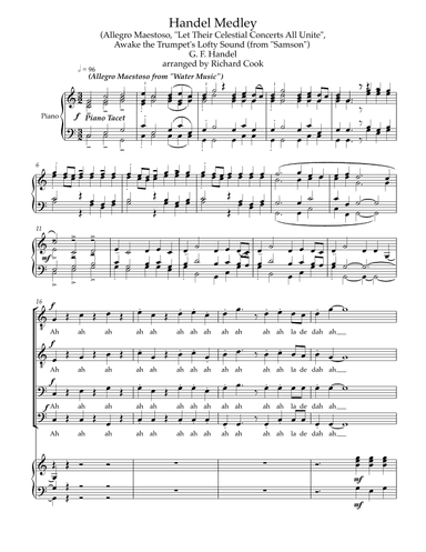 Handel Medley (arr. Richard Cook)