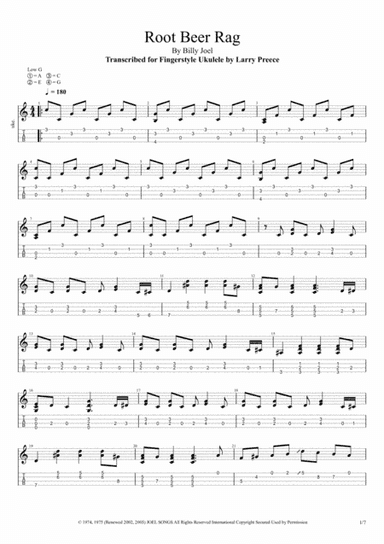 Root Beer Rag (arr. Larry Preece)