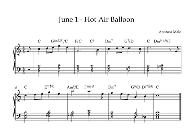June 1 - Hot Air Balloon