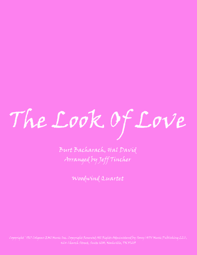 The Look Of Love (arr. Jeff Tincher)