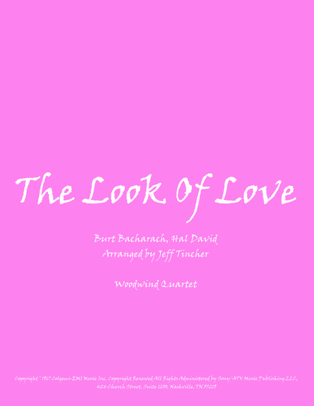 The Look Of Love (arr. Jeff Tincher)