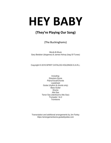 Hey Baby (arr. Jim Farley)