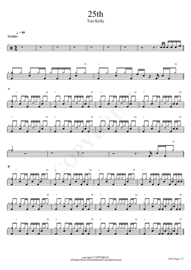 25th (arr. COPYDRUM)
