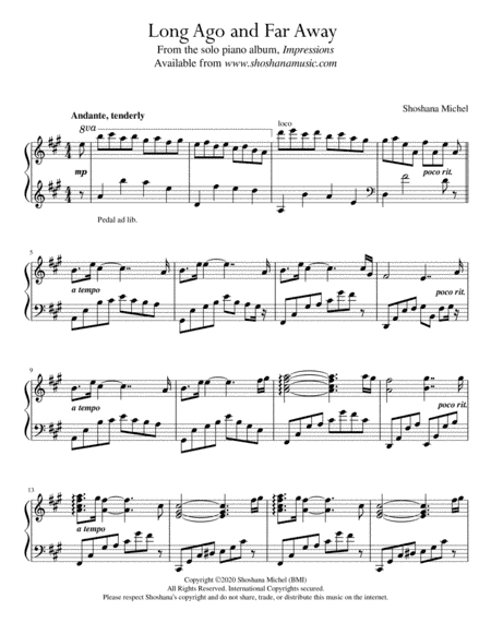 Long Ago and Far Away