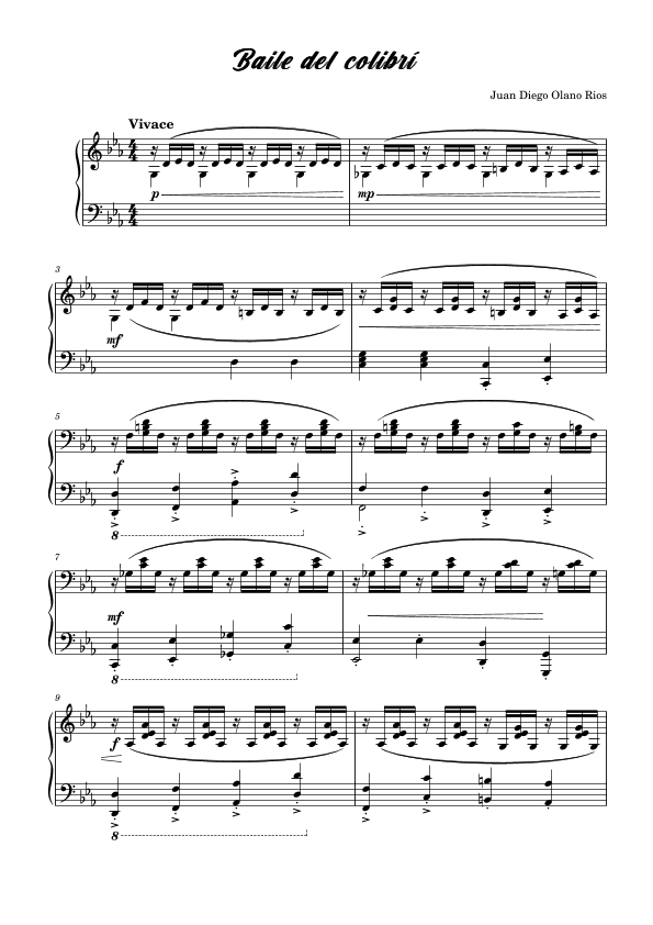 Dance of Hummingbird