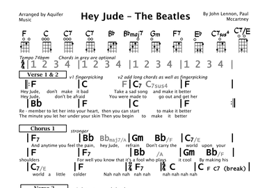 Hey Jude (arr. Aquifer Music)
