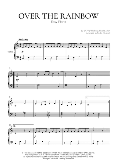 Over The Rainbow (arr. Pedro Merendi)