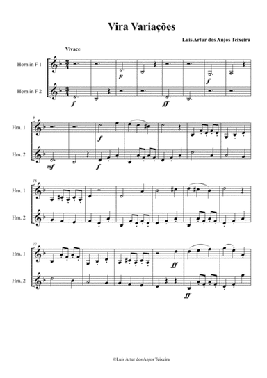 Horn duet - Vira Variações