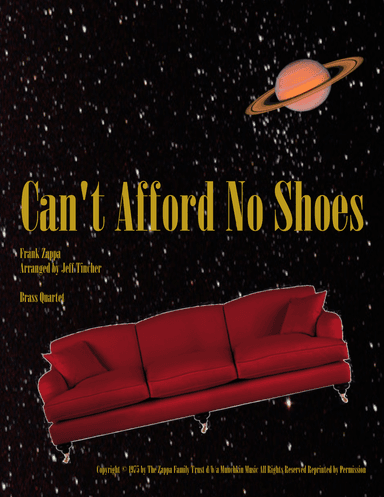 Can't Afford No Shoes (arr. Jeff Tincher)