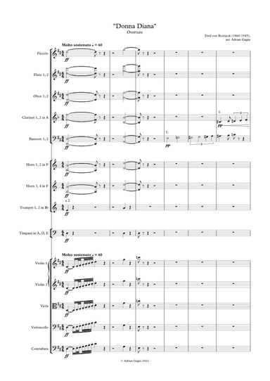 'Donna Diana' Overture (arr. Adrian Gagiu)