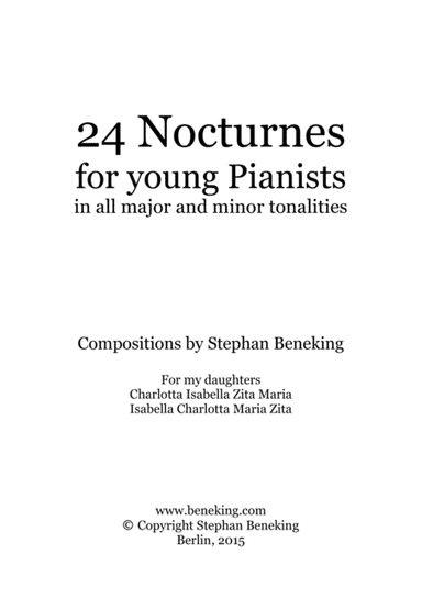 24 Nocturnes for young Pianists