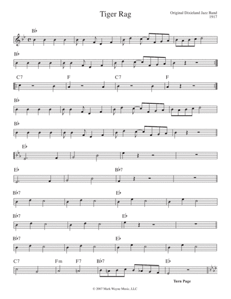 Tiger Rag (arr. Mark Huxhold)