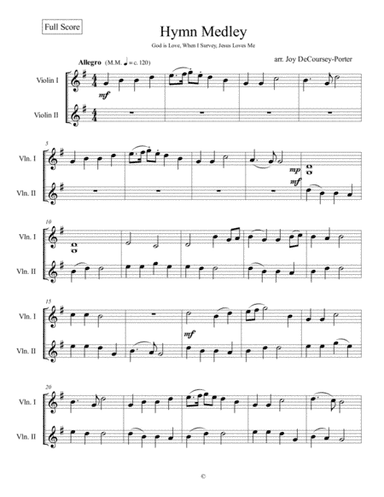 Praise Him! Hymn Medley (arr. Joy DeCoursey-Porter)
