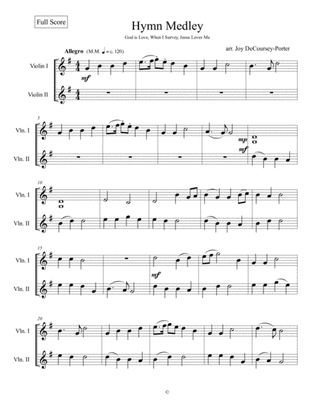 Praise Him! Hymn Medley (arr. Joy DeCoursey-Porter)