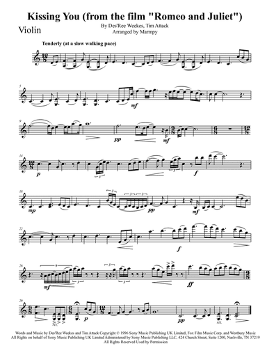 Kissing You (arr. Marmpy)