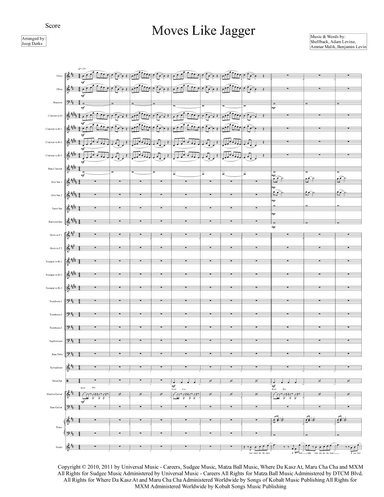 Moves Like Jagger (arr. Joop Derks)
