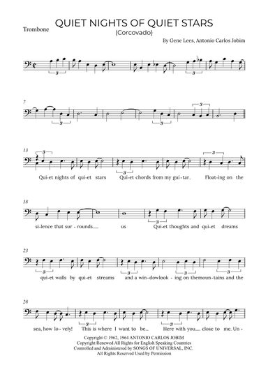 Quiet Nights Of Quiet Stars (corcovado) (arr. Alex Nunes Rodrigues)