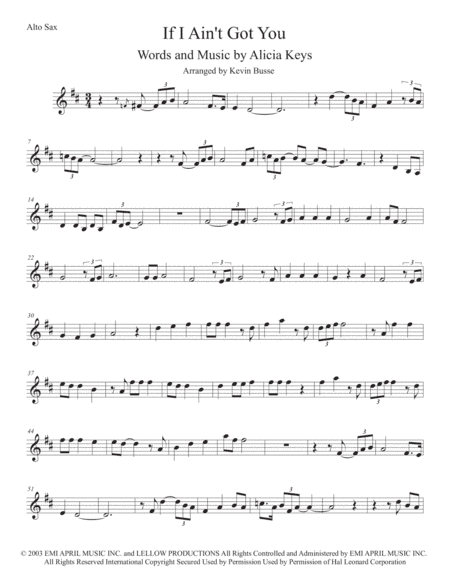 If I Ain't Got You (arr. Kevin Busse)