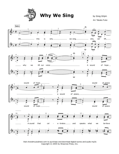 Why We Sing (arr. Takako Fuke)