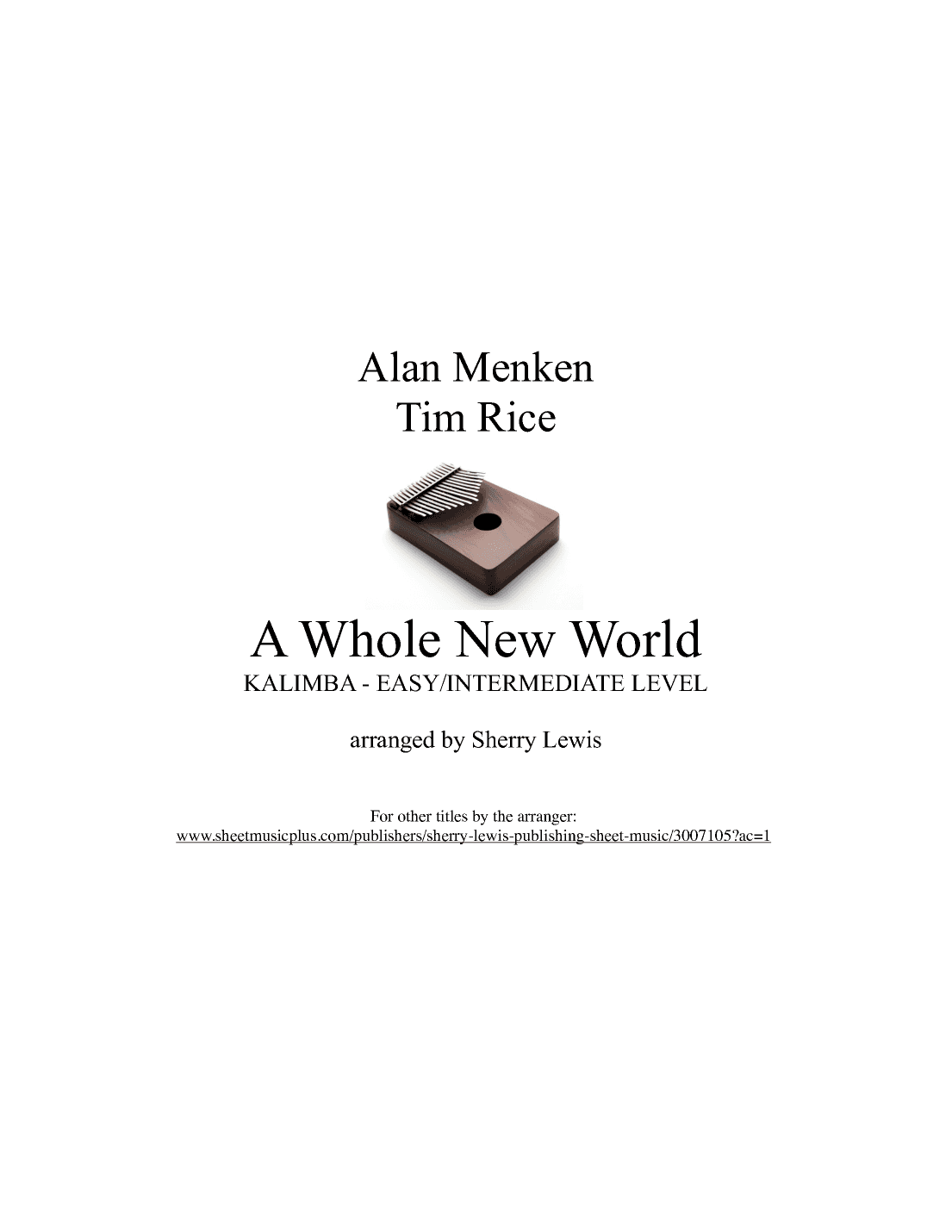 A Whole New World (arr. Sherry Lewis)