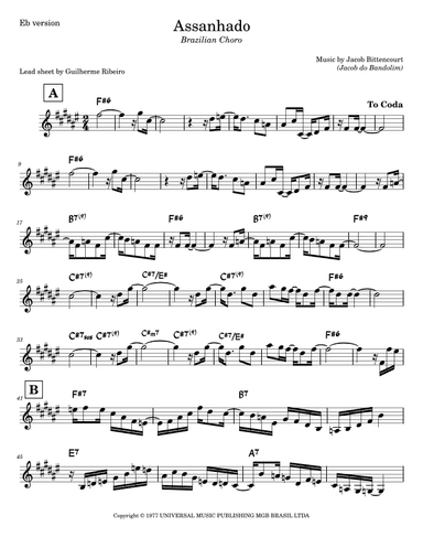 Assanhado (arr. Guilherme Ribeiro)