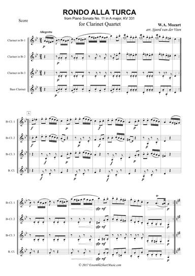 Rondo alla Turca (arr. Sjoerd van der Veen)