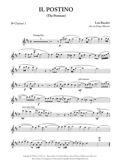 Il Postino (the Postman) (arr. Diego Marani)