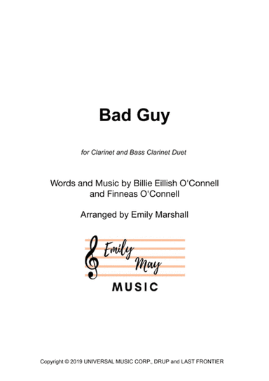 Bad Guy (arr. Emily Marshall)