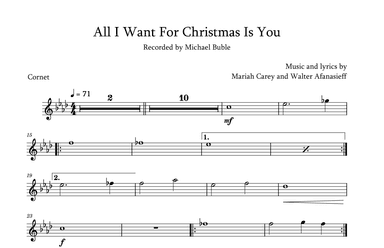 All I Want For Christmas Is You (arr. David Lartey)