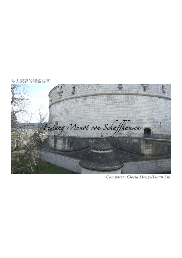 Festung Munot von Schaffhausen