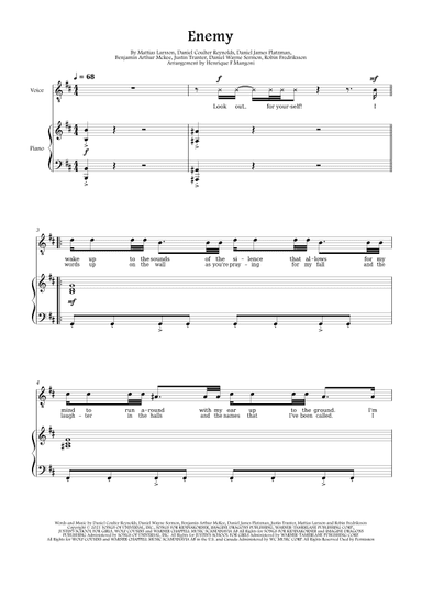 Enemy (arr. Henrique F Mangoni)