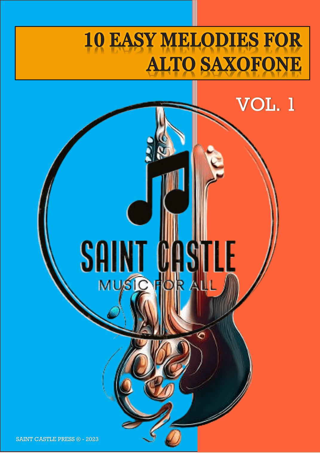 10 Easy Melodies for ALTO SAXOPHONE (arr. Rafael dos Santos Castro)