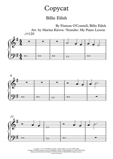Copycat (arr. Marina Kirova)