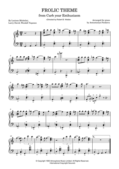 Frolic (theme From Curb Your Enthusiasm) (arr. Annastasiya Pieskova)
