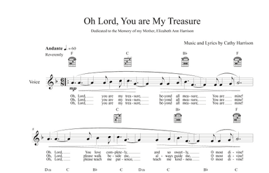 Oh Lord You Are my Treasure