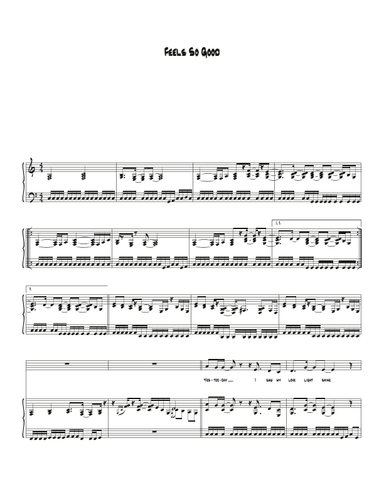 Feels So Good (arr. Biegler)