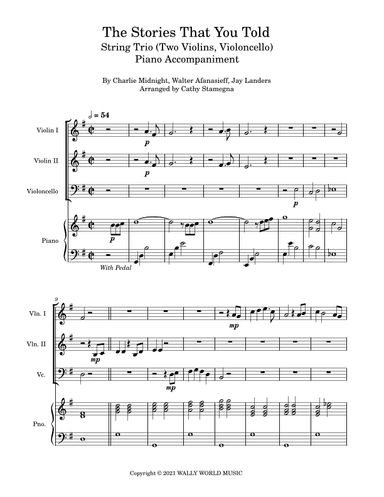 The Stories That You Told (arr. Cathy Stamegna)