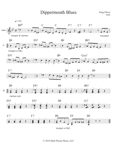 Dippermouth Blues (arr. Mark W. Huxhold)