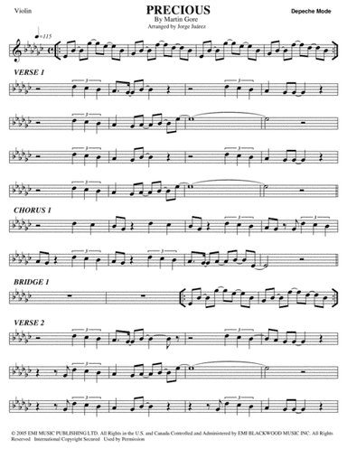 Precious (arr. Jorge Juárez)